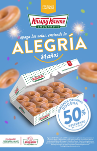 ¡KRISPY KREME CELEBRA 84 AÑOS CON INCREÍBLES SORPRESAS!