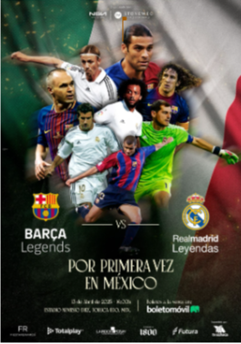 POR PRIMERA VEZ EN MÉXICO JUGARÁN EL REAL MADRID LEYENDAS