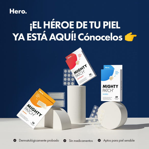 ¡Renueva tu piel esta primavera con Hero Mighty Patch!