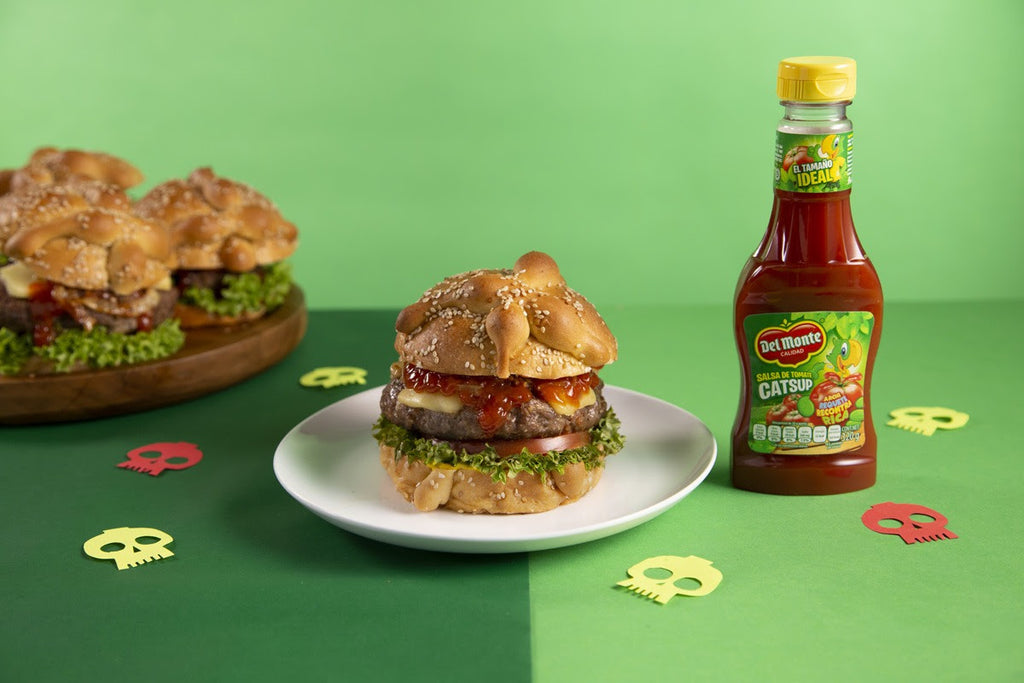 Hamburguesas Del Monte, para celebrar el día de muertos