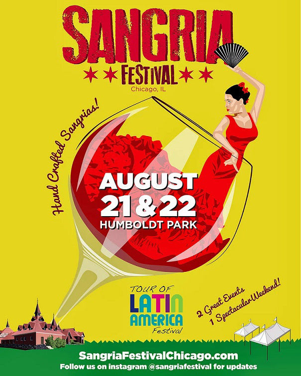 EL SANGRIA FESTIVAL EN CHICAGO REGRESA POR 6 ° AÑO EN LOS GLORIOSOS TERRENOS DEL HISTÓRICO HUMBOLDT PARK