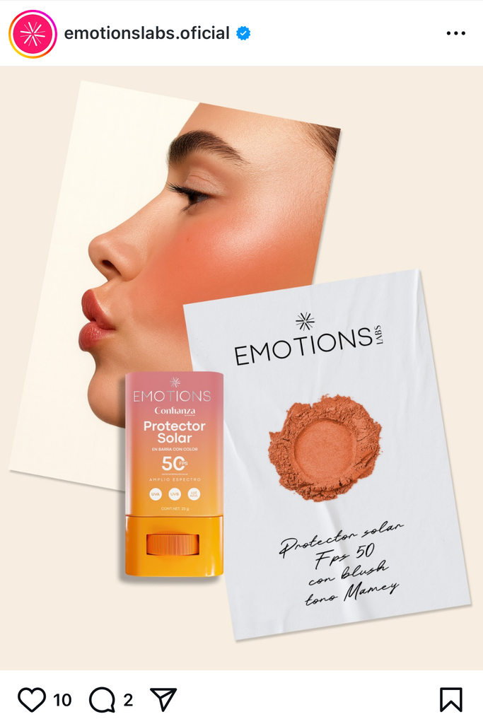 ¡Píntate de sol!  Llegan las barras de protector solar con color