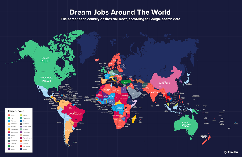 influencer, YouTuber y emprendedor son las profesiones más buscadas en México