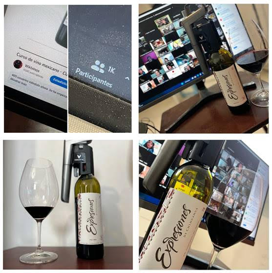 Más de 1,400 alumnos se conectan en vivo para la primera clase sobre vino mexicano organizada por Wikivinos y La Winería