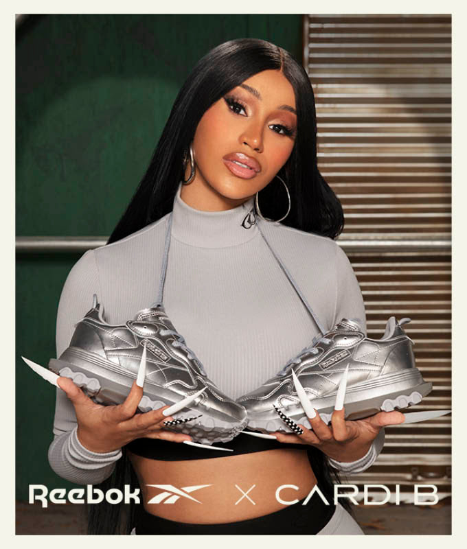 Reebok y Cardi B presentan los nuevos colores de la silueta Classic Leather Cardi