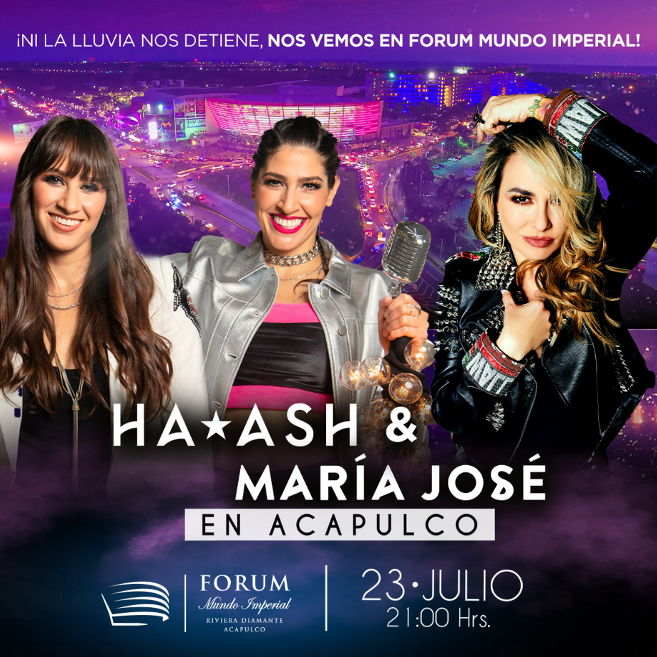 Forum Mundo Imperial nueva sede del concierto de Ha*Ash y María José