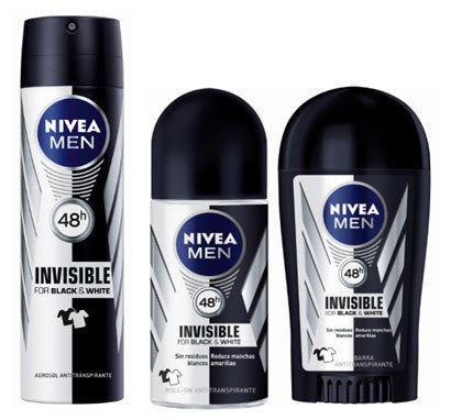 Protección sin manchas con NIVEA MEN Invisible for Black & White