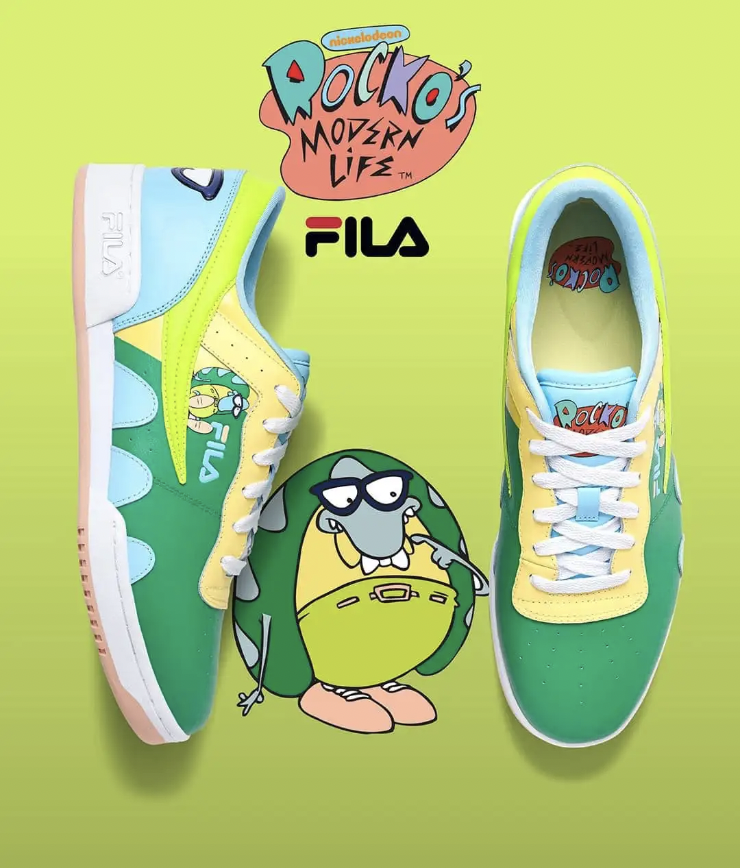 FILA y Paramount Consumer Products revelan la colección limitada de sneakers de La Vida Moderna de Rocko