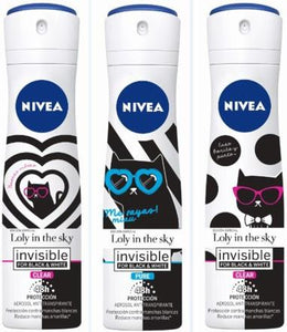 NIVEA INVISIBLE FOR BLACK & WHITE + LOLY IN THE SKY