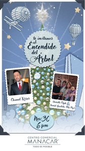 Chumel Torres y la familia Bautista encenderán el mega árbol de navidad en Manacar