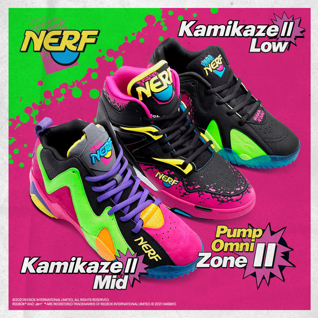 NERF x Reebok Retro Basketball la colección para soñadores del aro