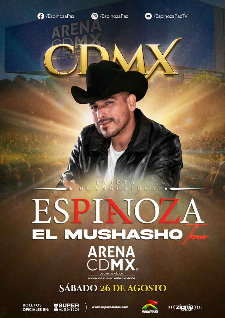 ESPINOZA PAZ - NUEVA FECHA ARENA CDMX