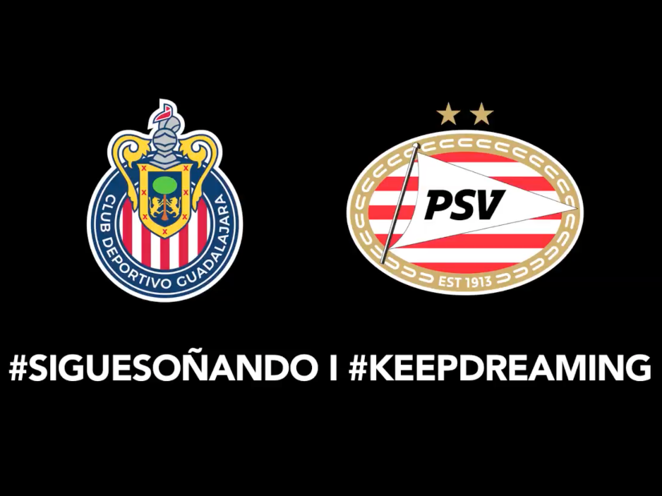 PSV Y CHIVAS SE UNEN PARA ENVIAR UN MENSAJE AL FUTBOL FEMENIL: "SIGUE SOÑANDO"