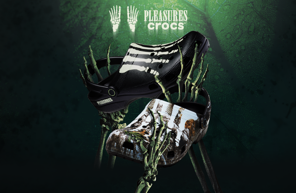 Crocs y Pleasures realizan su quinta colaboración juntos que aterriza de lleno en la cultura del streetwear