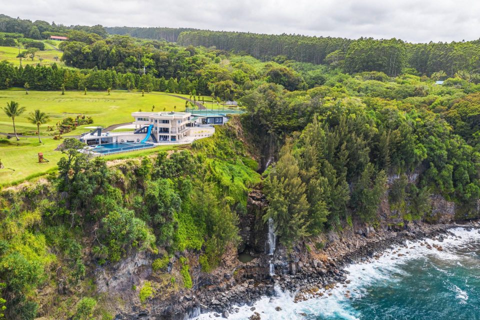Hawaii’s Waterfalling Estate has been a popular home for celebrities and videos.