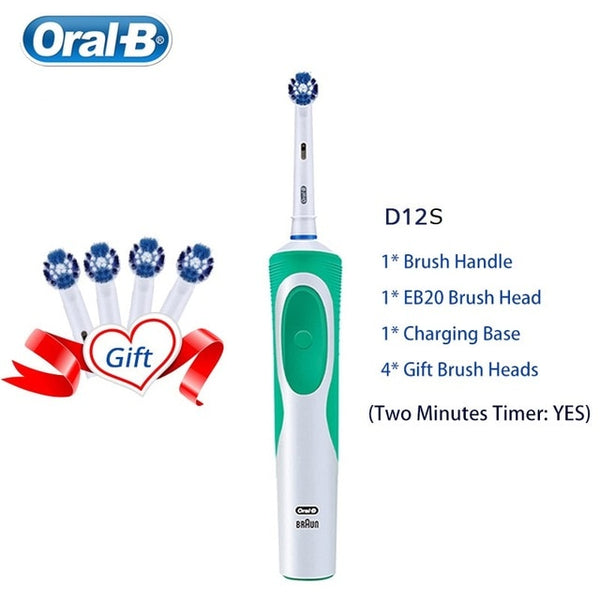 Cepillo Dental Eléctrico Oral-B Vitality + 4 Repuestos Precision Clean